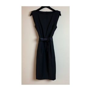 HANII Y LITTLE BLACK TUXEDO DRESS
